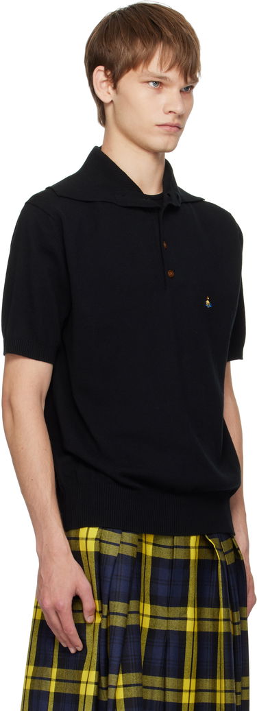 Polo tričko Vivienne Westwood Vivienne Westwood Alex Knit Polo Čierna | 2701001P-Y001V-, 1