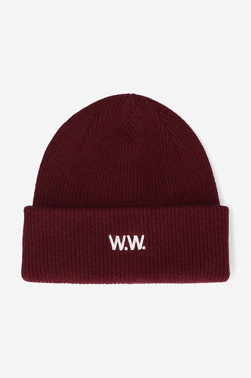 Kulicha WOOD WOOD Beanie Červená | 12230811.9969, 0