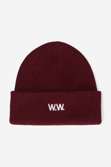 Kulicha WOOD WOOD Beanie Červená | 12230811.9969, 0
