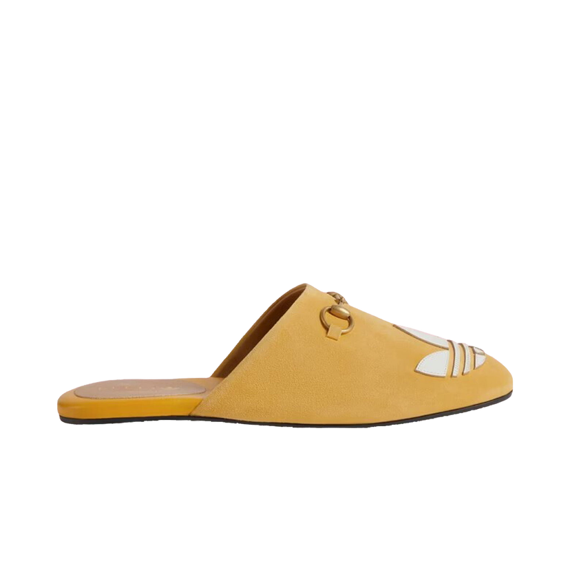 Tenisky a topánky Gucci adidas x Trefoil Slipper "Yellow Suede" Žltá | 702211DE8X07660