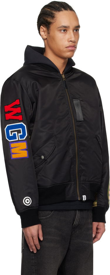 Bomber bunda BAPE BAPE Shark MA-1 Bomber Jacket Zelené | 001HJK701003M, 4
