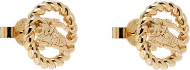 Náušnice Burberry EKD Twisted Rope Stud Earrings Metalická | 8120248, 1