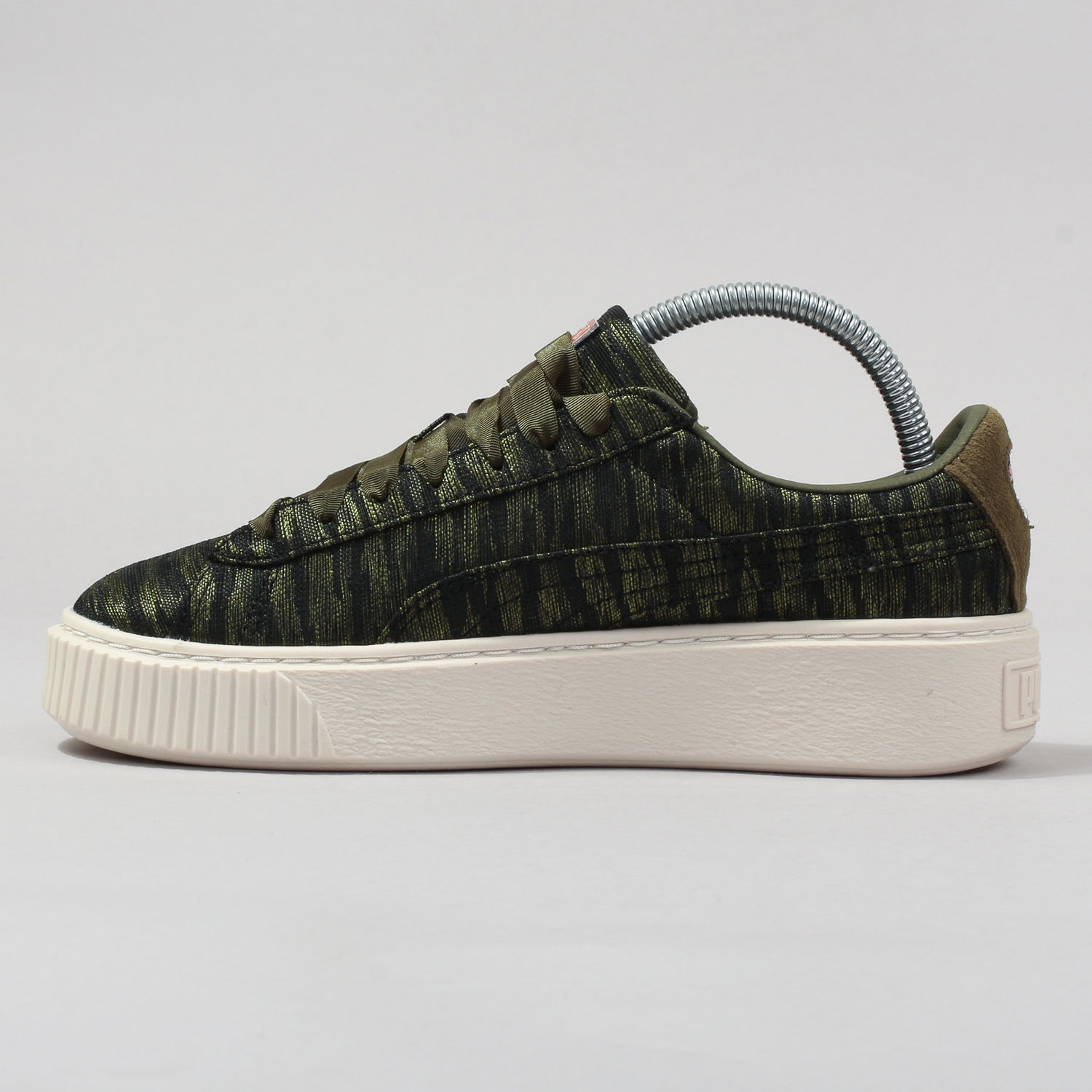 Tenisky a topánky Puma Basket Platform VR Wn's olive night - olive night Zelené | 364092 01, 1