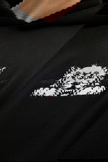 Mikina KENZO Kenzo Hoodie with Graphic Čierna | FF65HO2534MF, 4