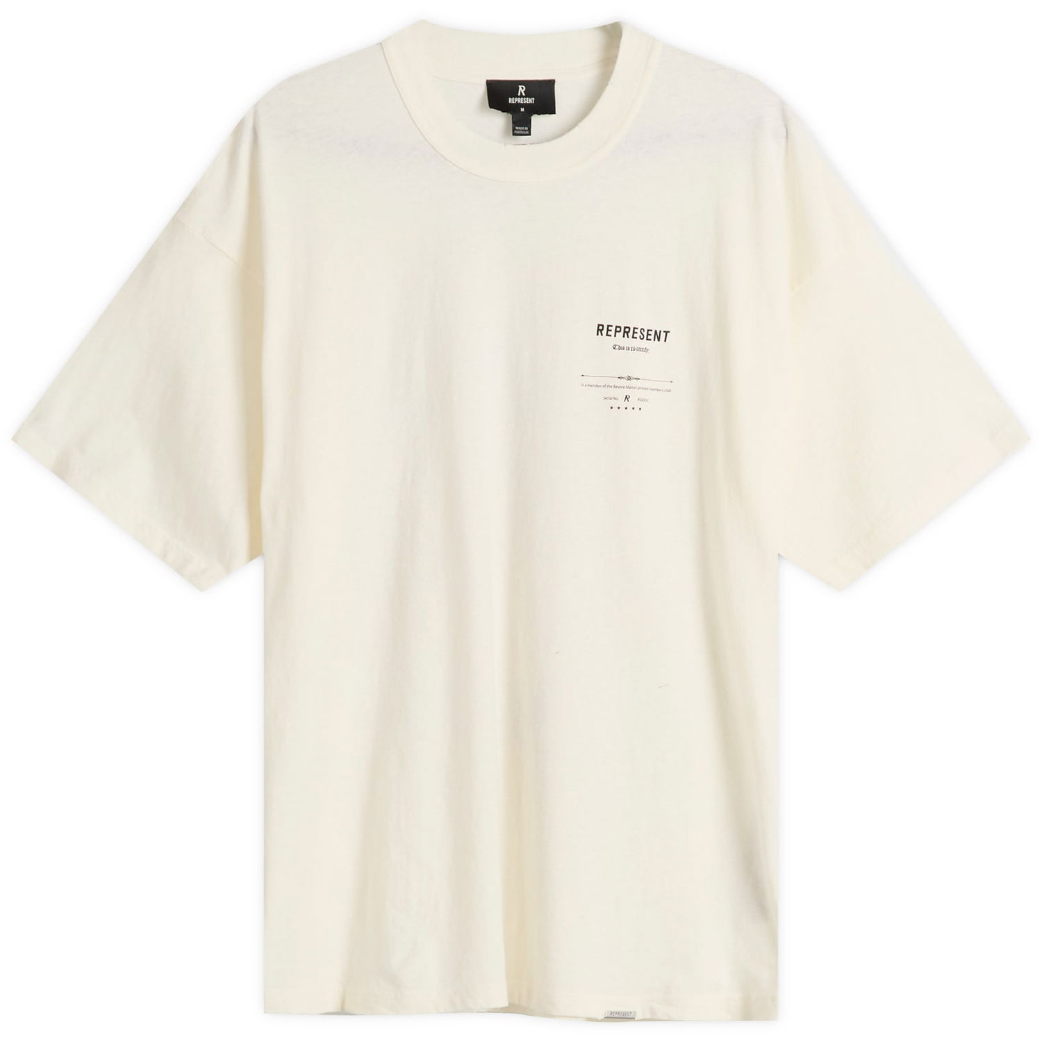 Tričko Represent Clo Revere Manor T-Shirt, Size X-Small Biela | MLM100286-27, 0