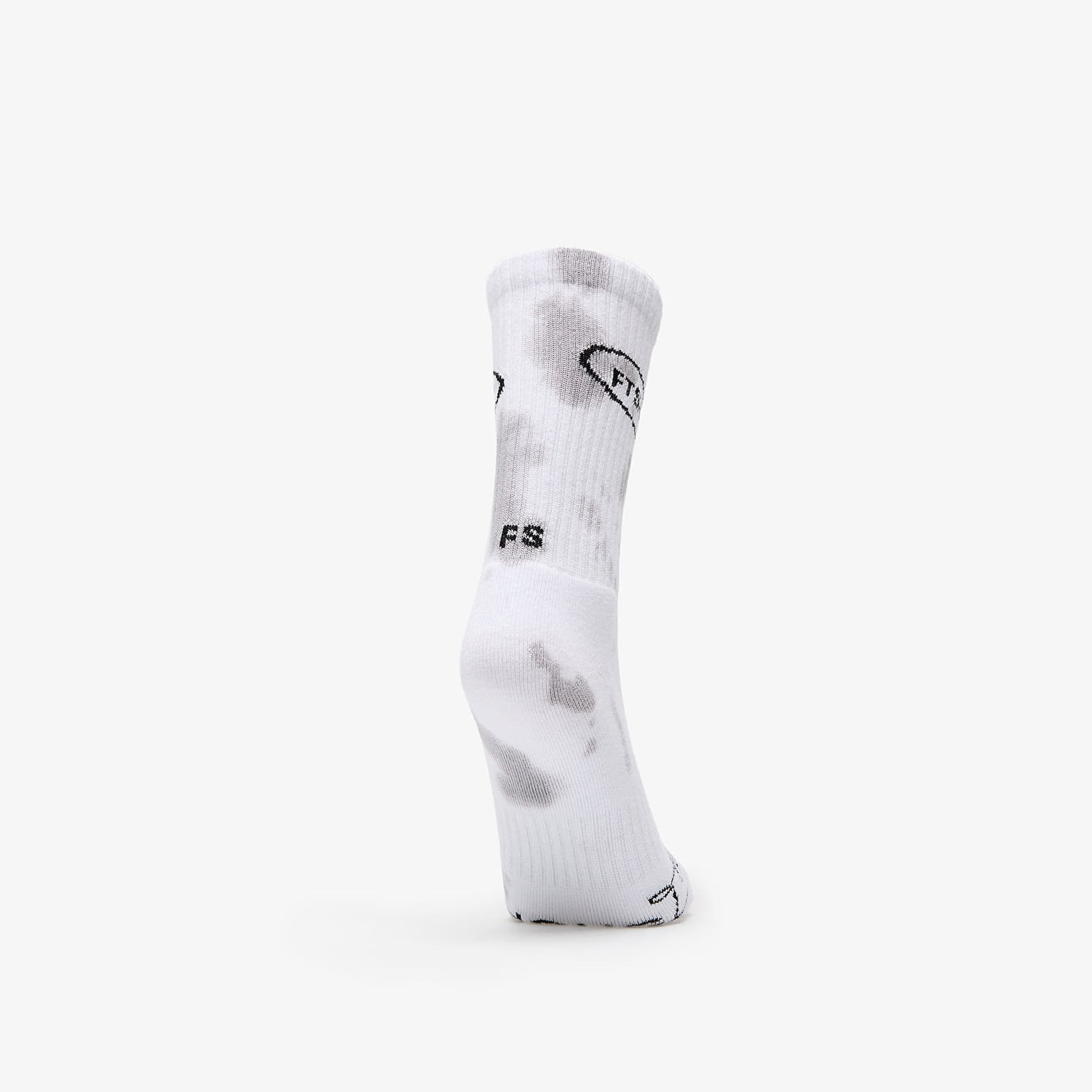 Ponožky Footshop Basic Crew Socks 2-Pack Tie Dey Bw Biela | FTSHP_363, 1
