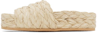 Šaty Stella McCartney Stella McCartney Skyla Raffia Platform Slides Béžová | 810206E00109, 2