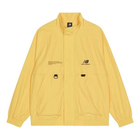 Vetrovka New Balance Patterned Solid Color Jacket Žltá | AMJ13362-LHZ