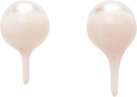Dipped Pearl Stud Earrings