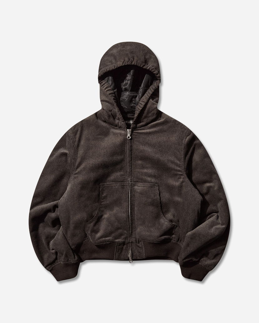 Bunda OUR LEGACY Corduroy Bank Hooded Jacket Hnedá | M4251BD 001