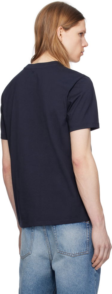 Tričko AMI Cotton Ami de Coeur T-shirt Navy | HTS060.724, 2