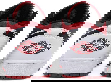Tenisky a topánky Jordan Air Jordan 1 Low "White Gym Red" GS Biela | 553560-118, 3