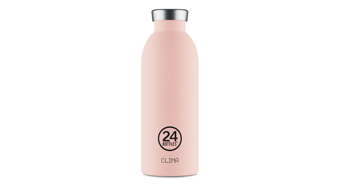 Fľaše 24Bottles Clima Bottle 500 ml Ružová | CB_050_dusty_pink_stone, 1