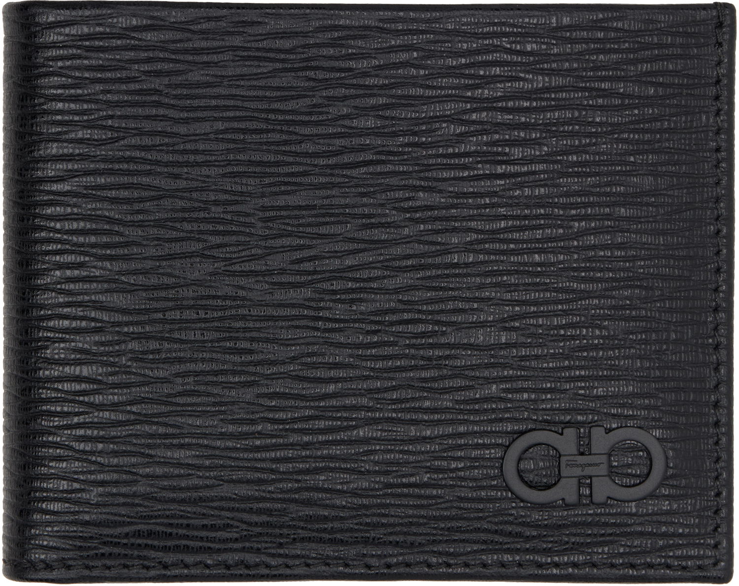 Peňaženka FERRAGAMO Gancini Wallet Čierna | 733314, 0