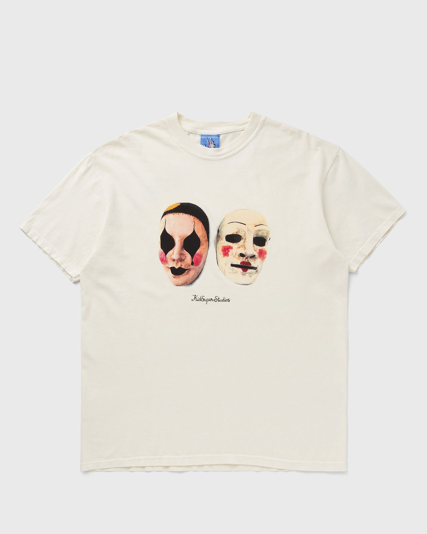Tričko KidSuper Masks Graphic T-Shirt Biela | SS25-TEE-13, 0