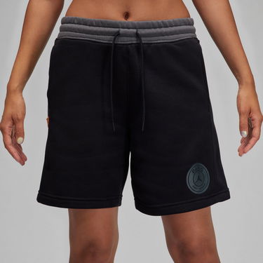 Šortky Jordan Jordan Paris Saint-Germain Wmns Fleece 7" Shorts Black - Women - Shorts Jordan Čierna | DZ3269-010, 0