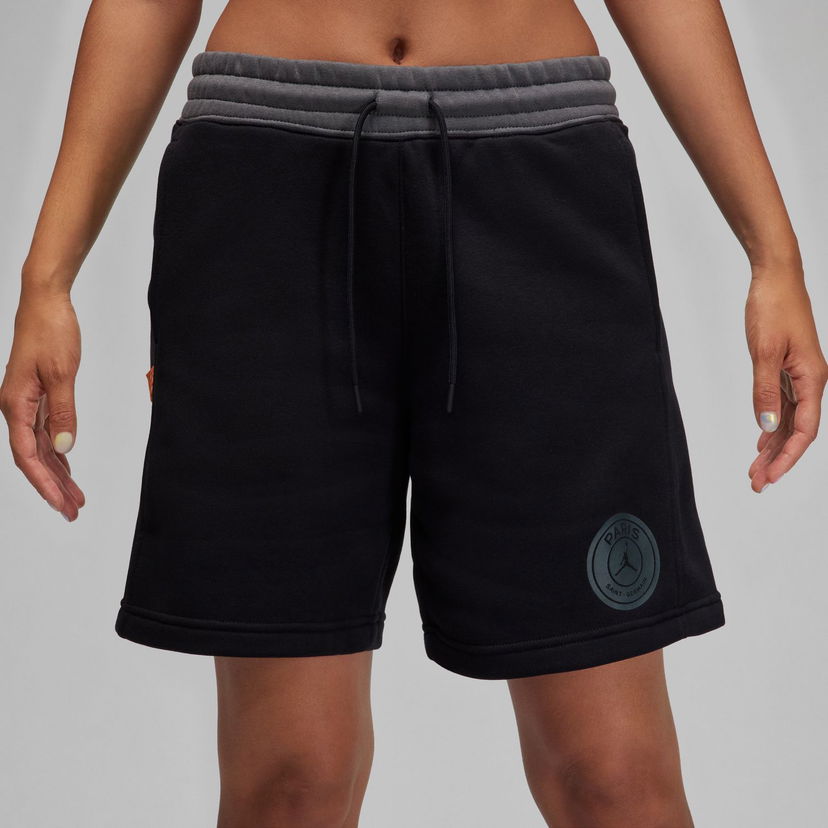 Šortky Jordan Jordan Paris Saint-Germain Wmns Fleece 7" Shorts Black - Women - Shorts Jordan Čierna | DZ3269-010