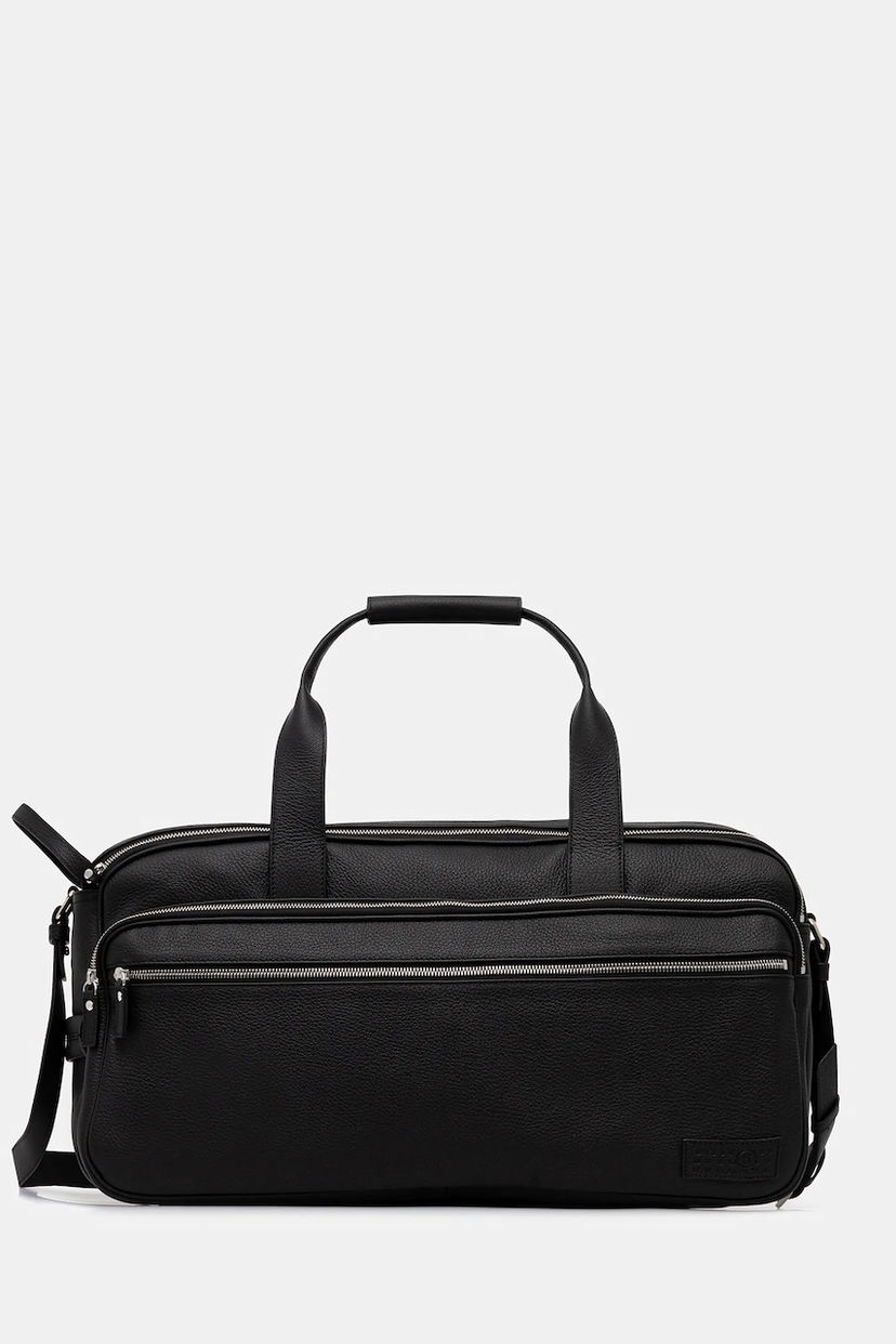 Cestovná taška Maison Margiela MM6 Maison Margiela Leather Duffel Bag Čierna | SB6WI0006.P8326.T8013