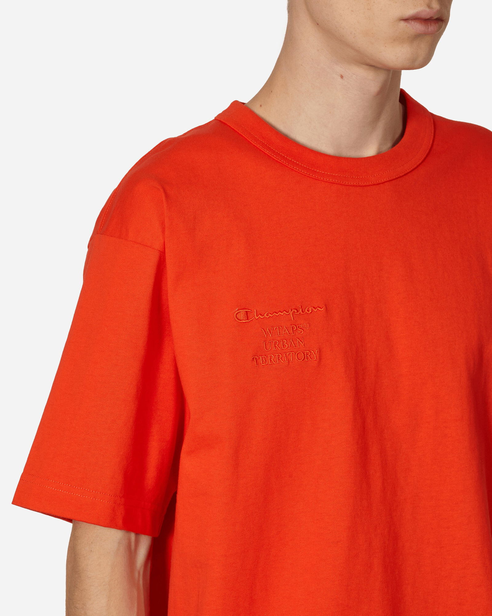 WTAPS Academy Crewneck Orange