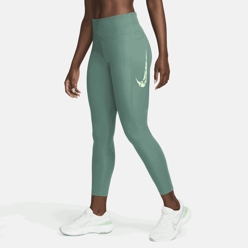 Legíny Nike 7/8 Fast Leggings Zelené | FN3268-361