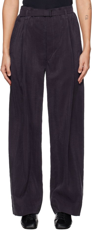 Nohavice LEMAIRE Lemaire Relaxed Belted Trousers Čierna | PA1134 LF1308, 0
