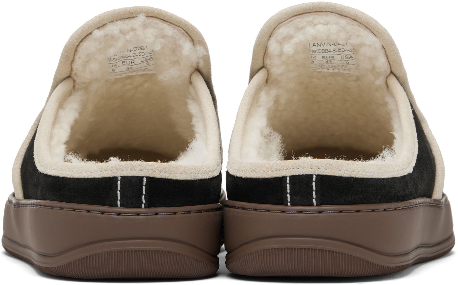 Tenisky a topánky LANVIN DBB1 Suede Mule Čierna | FM-SKDBB4-SUED-H25, 1