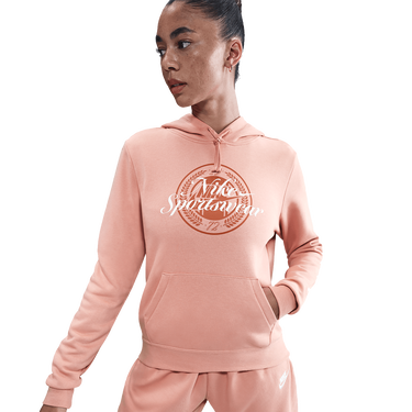 Mikina Nike Sportswear Club Fleece Pullover Hoodie Ružová | IH8496-688, 0