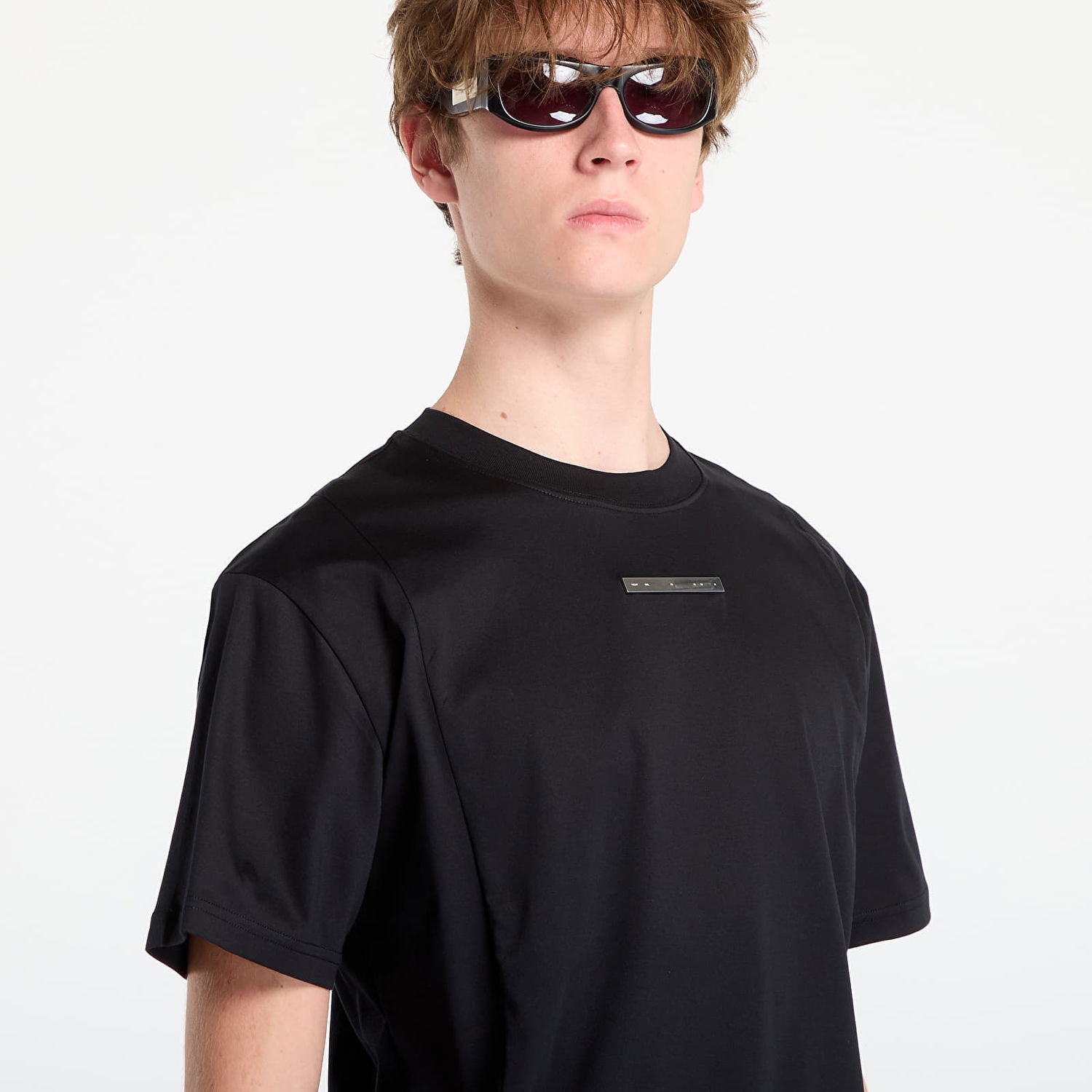 Tričko HELIOT EMIL Astrape T-Shirt Black Čierna | AW25_M_09_139_BLK01_CO, 1