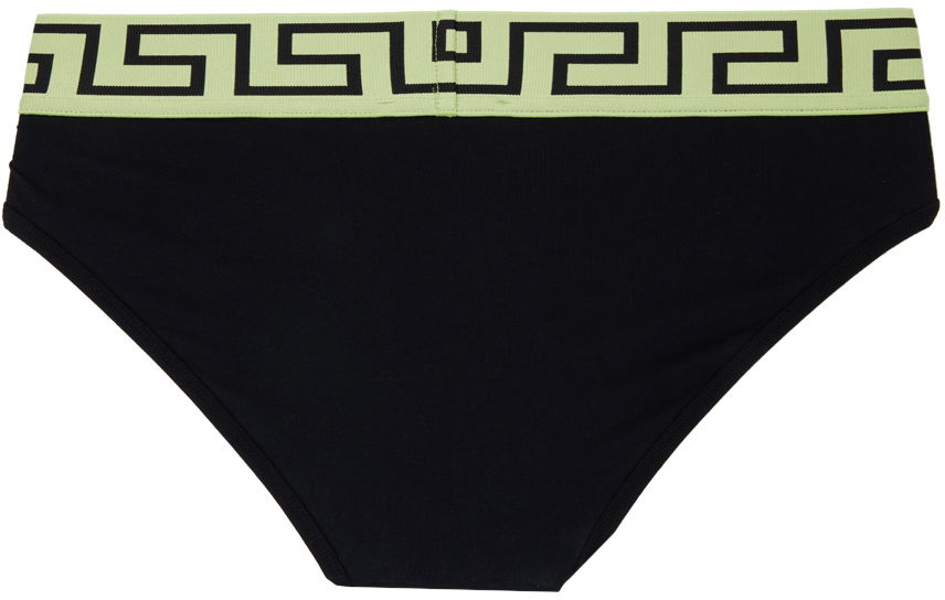 Nohavičky Versace Greca Border Briefs Čierna | AU10027_A232741, 1