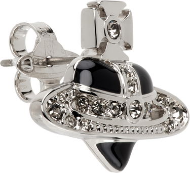 Náušnice Vivienne Westwood Diamante Heart Single Stud Earring Metalická | 6201033R-02P381-CN, 1