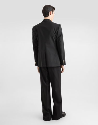 Nohavice Dolce & Gabbana Dolce & Gabbana Double-breasted Martini-fit Wool Suit 58 Čierna | GKPRMTGJ076N0000, 2