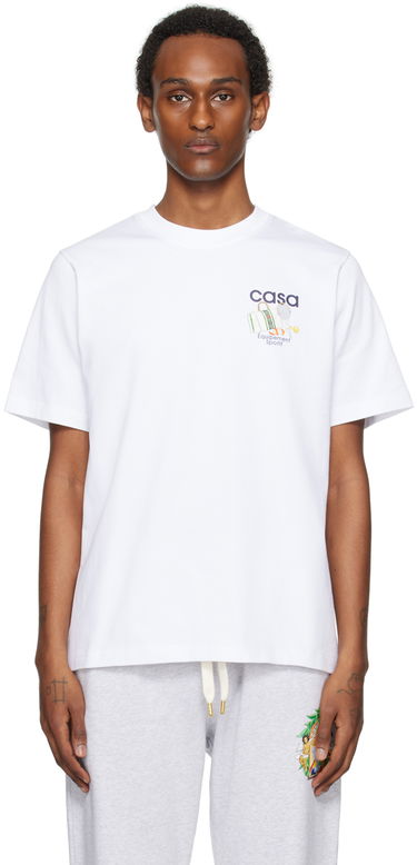 Tričko Casablanca 'Equipement Sportif' T-Shirt Biela | U-MPS24-JTS-001-08, 0