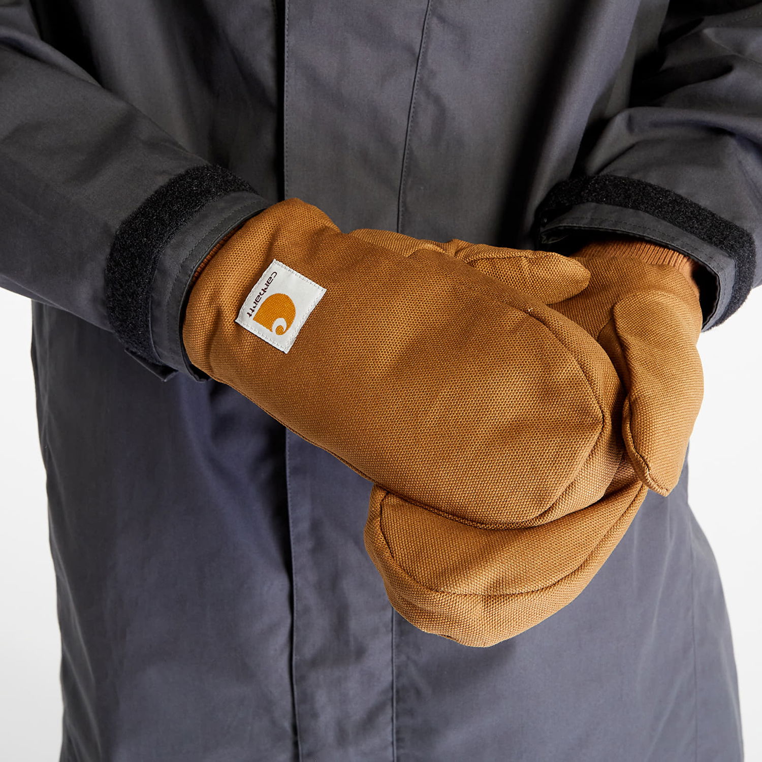Rukavice Carhartt WIP Carston Mitten Hamilton Brown Hnedá | I030899_HZ_XX, 1