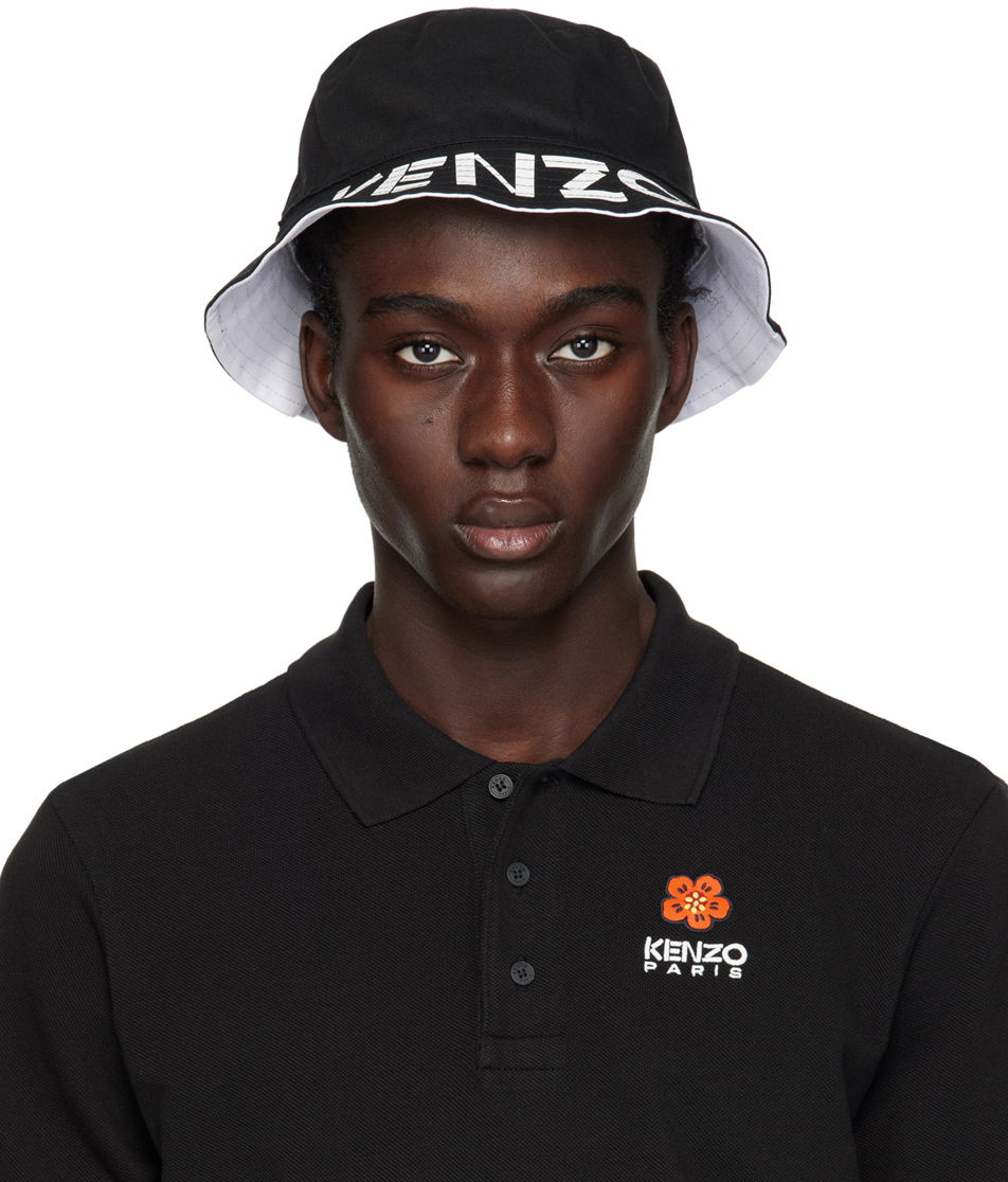 Klobúk KENZO Paris Graphy Reversible Hat Čierna | FE58AC104F31, 0
