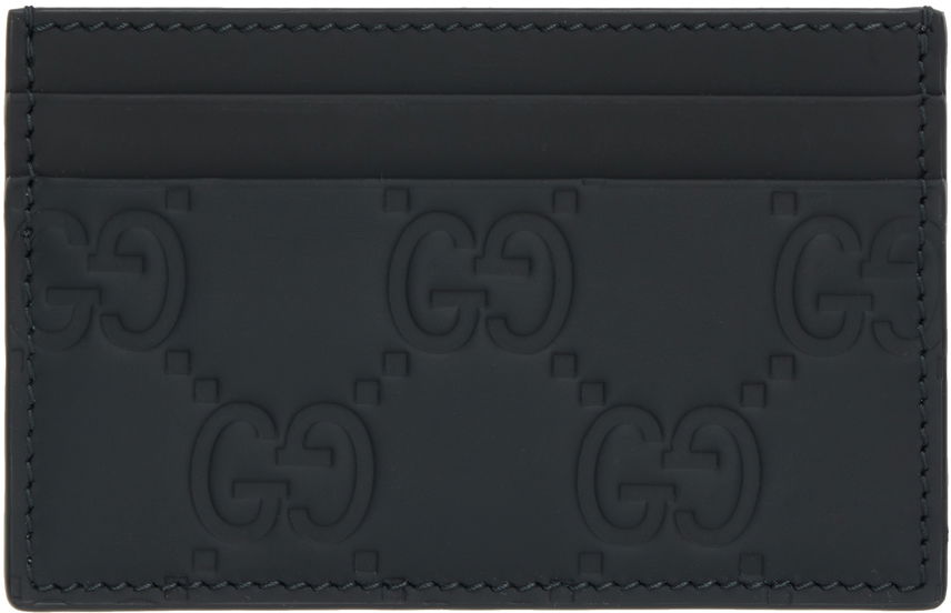 Peňaženka Gucci Monogram Card Holder Čierna | 771315 AAC0L, 1