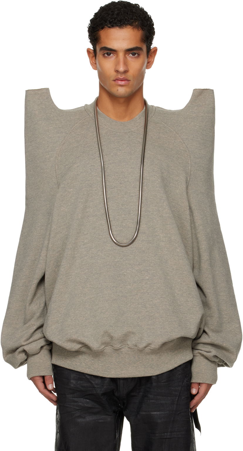Mikina Rick Owens Concordians Tecsweat Sweatshirt Šedá | DU02E7272 FGM