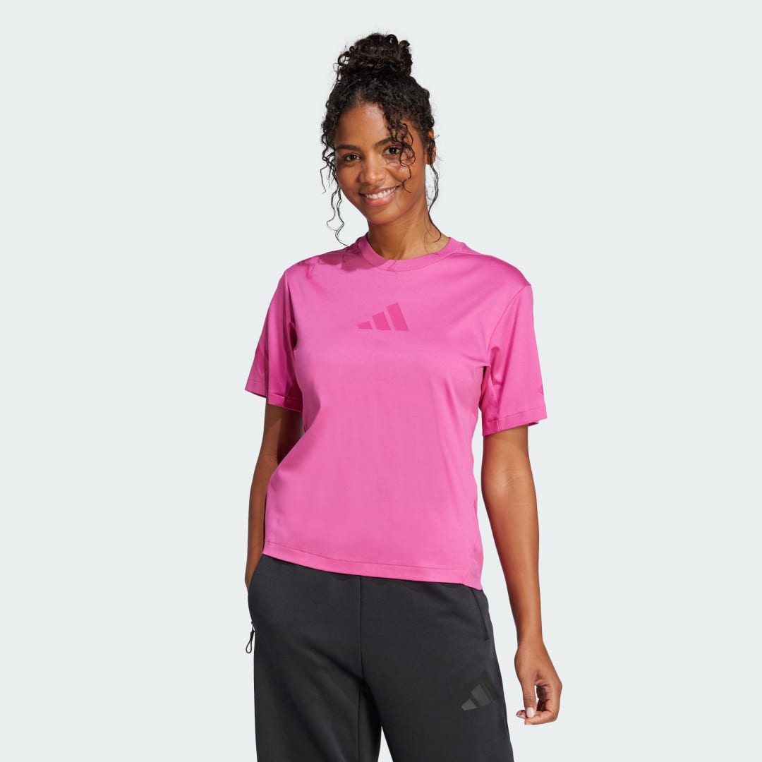 Tričko adidas Performance Z.N.E. Pink Training T-Shirt Ružová | JD0815, 0