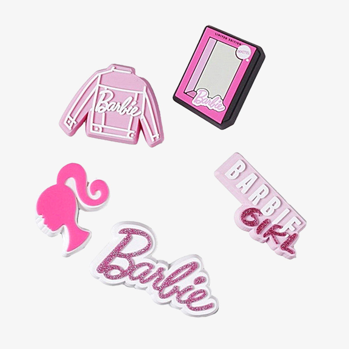 Spona Crocs Barbie 5-Pack Jibbitz Charms Ružová | 10012070, 0