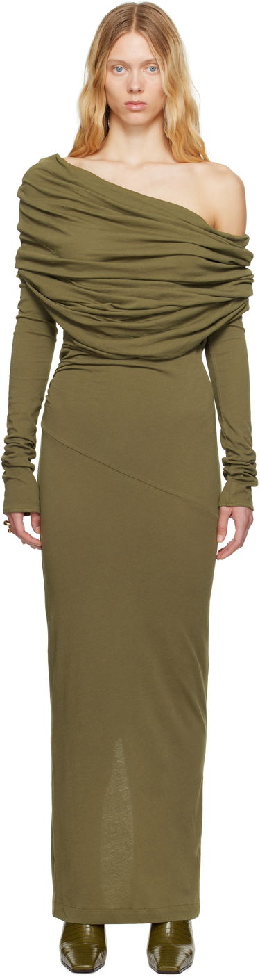 Šaty Entire Studios Entire Studios Bound Maxi Dress Zelené | ESW-S25-6018-CA, 0
