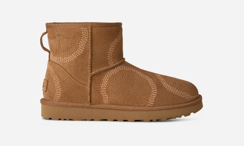 Tenisky a topánky UGG Classic Mini Fleur Hnedá | 1180010-CHE, 0