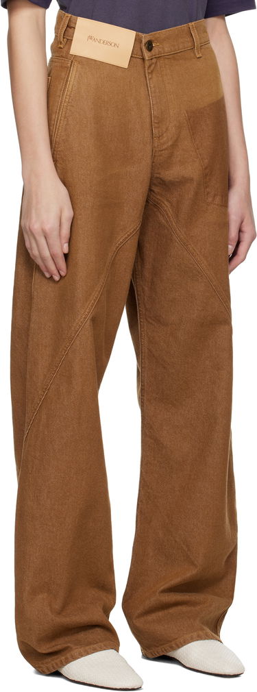 Džínsy JW Anderson JW Anderson Twisted Workwear Jeans Hnedá | DT0115-PG1756, 1