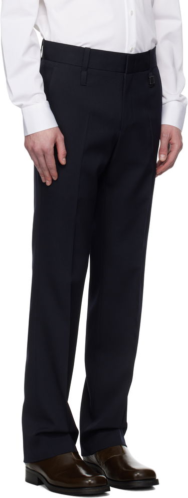 Nohavice WOOYOUNGMI Wooyoungmi Slim Straight Trousers Navy | W251PT01, 1