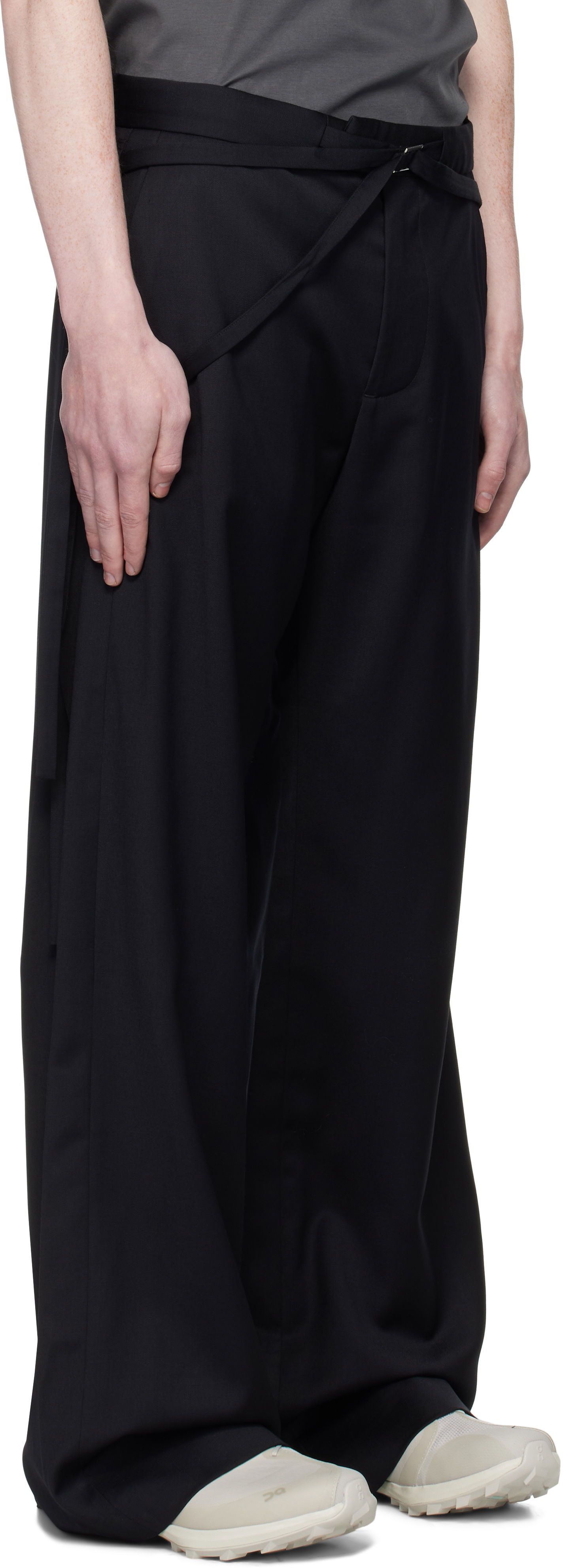 Nohavice HELIOT EMIL Spectra Tailored Trousers Čierna | PREAW25_M_10_201_BLK01, 1