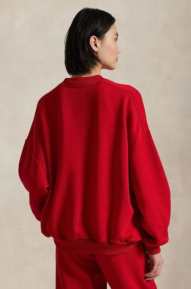 Mikina Polo by Ralph Lauren Red Relaxed Fit Sweatshirt Červená | 211961273, 1