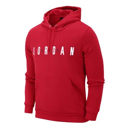 Mikina Jordan Air Jordan Logo Fleece Hoodie Červená | CJ9666-687