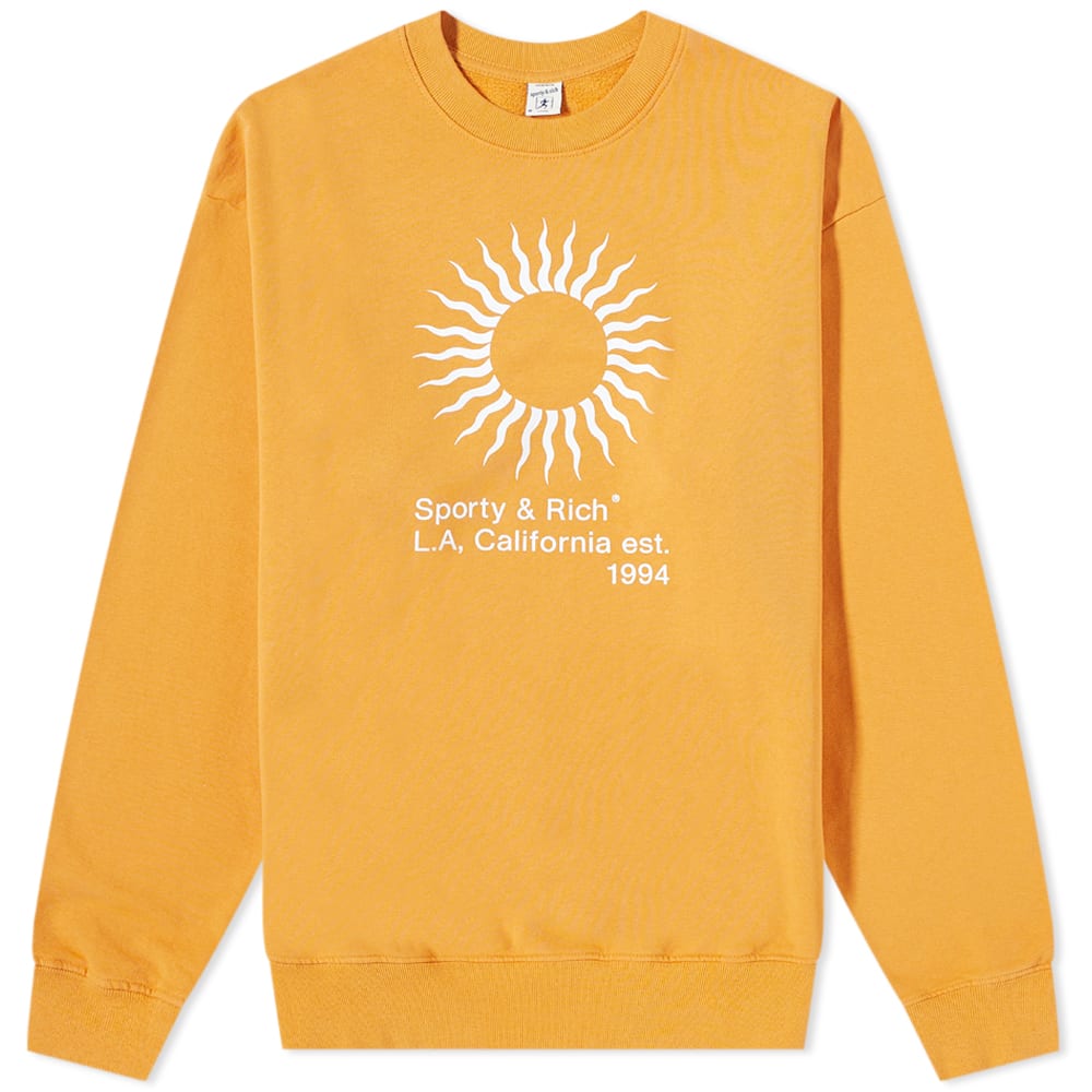Sveter Sporty & Rich Sunny Crewneck Oranžová | CR482GO, 0