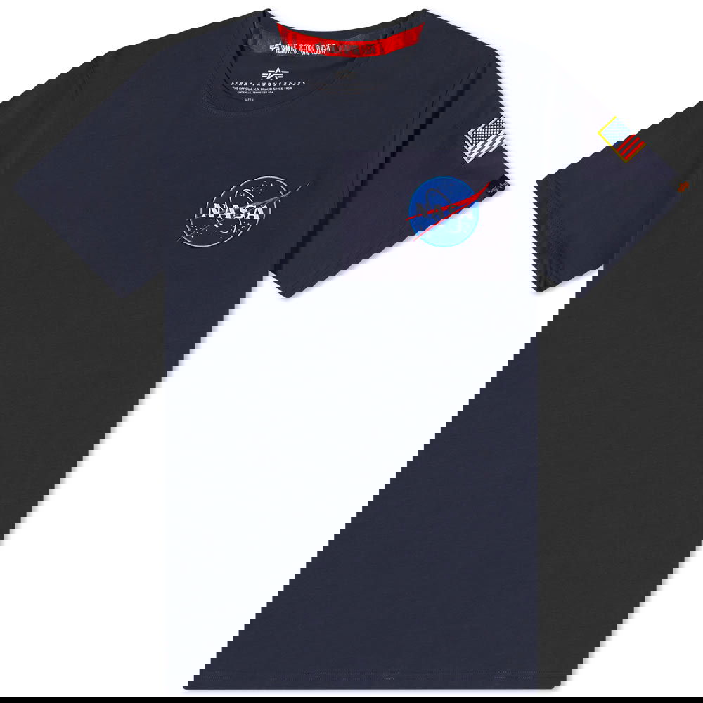 Tričko Alpha Industries Space Shuttle Tee Navy | 176507-07, 0