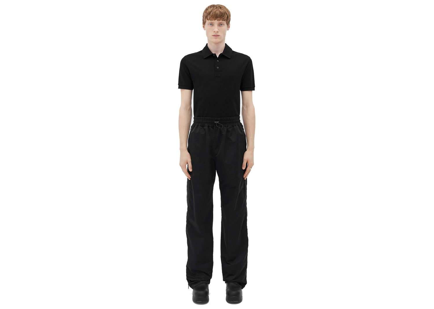 Polo tričko Bottega Veneta Polo Tee Čierna | 682544V01G01000, 0