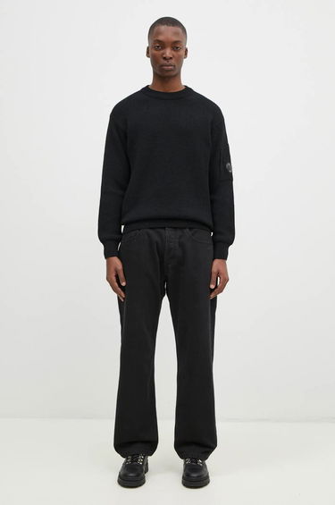 Sveter C.P. Company Knitwear Crew Neck Sweater Čierna | 17CMKN228A006595A, 5