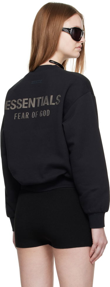 Mikina Fear of God Fear of God ESSENTIALS Classic Fit Crewneck Sweatshirt Čierna | 192SP255550FW, 2